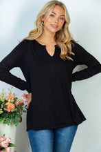 Load image into Gallery viewer, Long Sleeve Solid Knit Top
