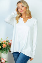 Load image into Gallery viewer, Long Sleeve Solid Knit Top
