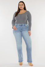 Load image into Gallery viewer, Plus Mid Rise Y2K Medium Wash Bootcut Jeans
