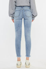 Load image into Gallery viewer, Mid Rise Distressed Ankle Skinny Jeans
