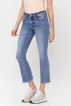 Load image into Gallery viewer, Mid Rise Kick Flare Jeans
