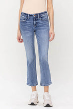 Load image into Gallery viewer, Mid Rise Kick Flare Jeans
