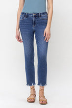 Load image into Gallery viewer, High Rise Crop Slim Straight Jeans
