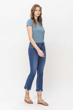 Load image into Gallery viewer, High Rise Crop Slim Straight Jeans
