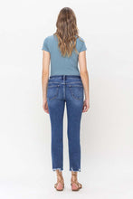 Load image into Gallery viewer, High Rise Crop Slim Straight Jeans
