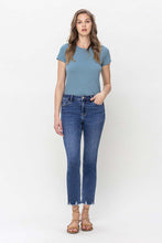 Load image into Gallery viewer, High Rise Crop Slim Straight Jeans
