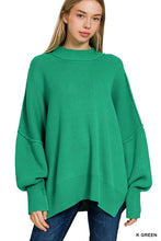 Load image into Gallery viewer, Side Slit Oversized Sweater
