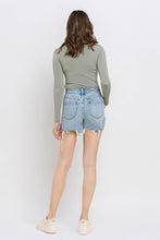 Load image into Gallery viewer, High Rise Raw Hem Shorts
