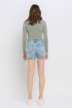 Load image into Gallery viewer, High Rise Raw Hem Shorts
