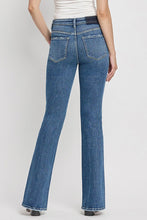 Load image into Gallery viewer, High Rise Slant Hem Flare Jeans
