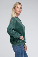 Load image into Gallery viewer, Acid Wash Fleece Oversized Pullover
