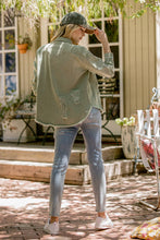 Load image into Gallery viewer, 30167J - Twill Ripped Distressed Jacket
