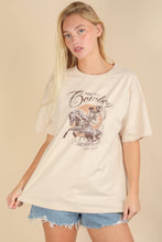 Load image into Gallery viewer, NT12203-Oversized Cowboy Graphic Screen Print Knit Top
