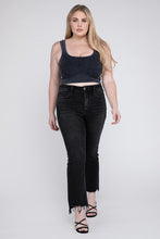 Load image into Gallery viewer, Plus Size High Rise Crop Flare Jeans
