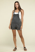 Load image into Gallery viewer, Washed Knot Strap Romper
