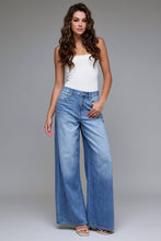 Load image into Gallery viewer, Medium Wash Clean Super Soft 33" Inseam Wide leg
