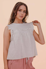 Load image into Gallery viewer, Ruffle Detail Solid Knit Top
