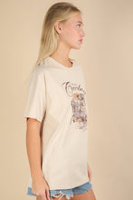 Load image into Gallery viewer, NT12203-Oversized Cowboy Graphic Screen Print Knit Top
