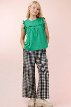 Load image into Gallery viewer, Ruffle Detail Solid Knit Top
