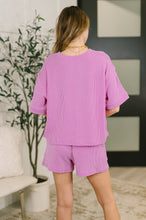 Load image into Gallery viewer, Fight the Feeling Top and Bottom Set in Spring Violet
