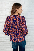 Load image into Gallery viewer, Hiterto Unknown Floral Babydoll Blouse
