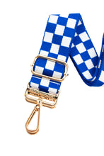 Load image into Gallery viewer, Lizzie Checkered Adjustable Bag Strap
