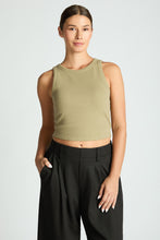 Load image into Gallery viewer, Ribbed Crop Bra Tank
