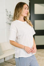 Load image into Gallery viewer, Just Like That Relaxed Heather Tee in Ivory
