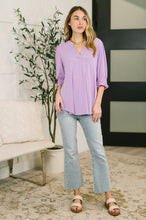 Load image into Gallery viewer, Lizzy Smock Top in Orchid Bloom
