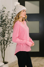 Load image into Gallery viewer, Nice to Each Other Raglan Sleeve Top in Fuchsia
