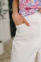 Load image into Gallery viewer, Only Pair High Waisted Wide Leg Bottoms in Off White
