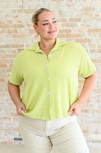 Load image into Gallery viewer, Two's Company Ribbed Button Down
