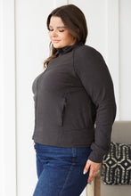 Load image into Gallery viewer, Where Are You Zip Up Jacket in Black
