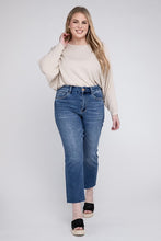 Load image into Gallery viewer, Plus Size High Rise Slim Straight Jeans
