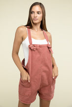 Load image into Gallery viewer, Washed Knot Strap Romper
