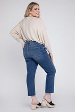 Load image into Gallery viewer, Plus Size High Rise Slim Straight Jeans
