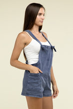 Load image into Gallery viewer, Washed Knot Strap Romper
