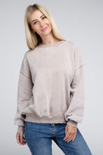 Load image into Gallery viewer, Acid Wash Fleece Oversized Pullover
