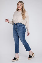 Load image into Gallery viewer, Plus Size High Rise Slim Straight Jeans
