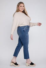 Load image into Gallery viewer, Plus Size High Rise Slim Straight Jeans
