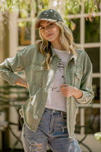 Load image into Gallery viewer, 30167J - Twill Ripped Distressed Jacket
