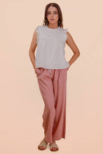 Load image into Gallery viewer, Ruffle Detail Solid Knit Top
