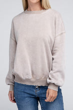 Load image into Gallery viewer, Acid Wash Fleece Oversized Pullover
