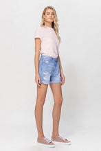 Load image into Gallery viewer, Distressed Boyfriend Shorts W/Cuffs
