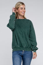 Load image into Gallery viewer, Acid Wash Fleece Oversized Pullover
