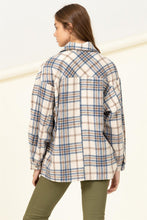 Load image into Gallery viewer, For Myself Checkered Print Button-Front Top
