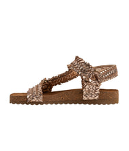 Load image into Gallery viewer, River Dance Woven Sandal in Champagne
