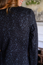 Load image into Gallery viewer, Wishful Thinking Animal Print Dress In Black
